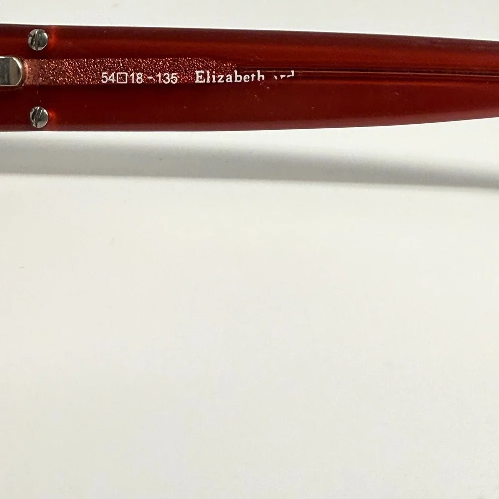 Elizabeth Arden EA 5071 2 Black Red Rectangular Eyeglass Frames 54-18-135